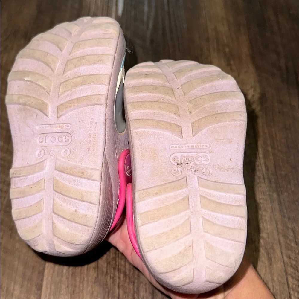 Girls Minnie Mouse‎ Crocs Makin’ Waves size 8/9